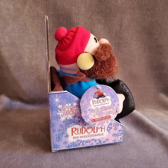 Gemmy Yukon Cornelius Plush of Rudolph The Red Nose Reindeer Animated Sings - Picture 2 of 6